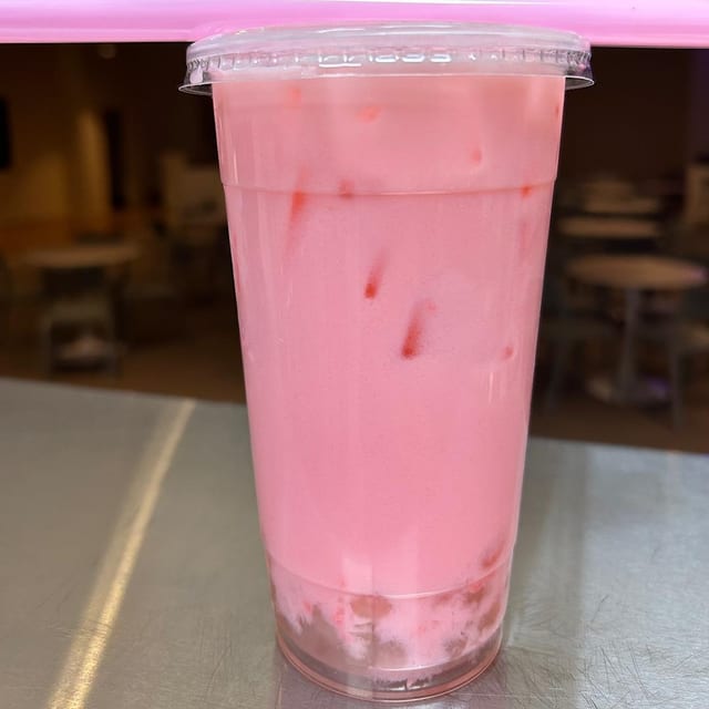 Strawberry Milk Tea.